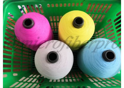 High elastic stiching lines for microfiber towels customized with different colors and diameters